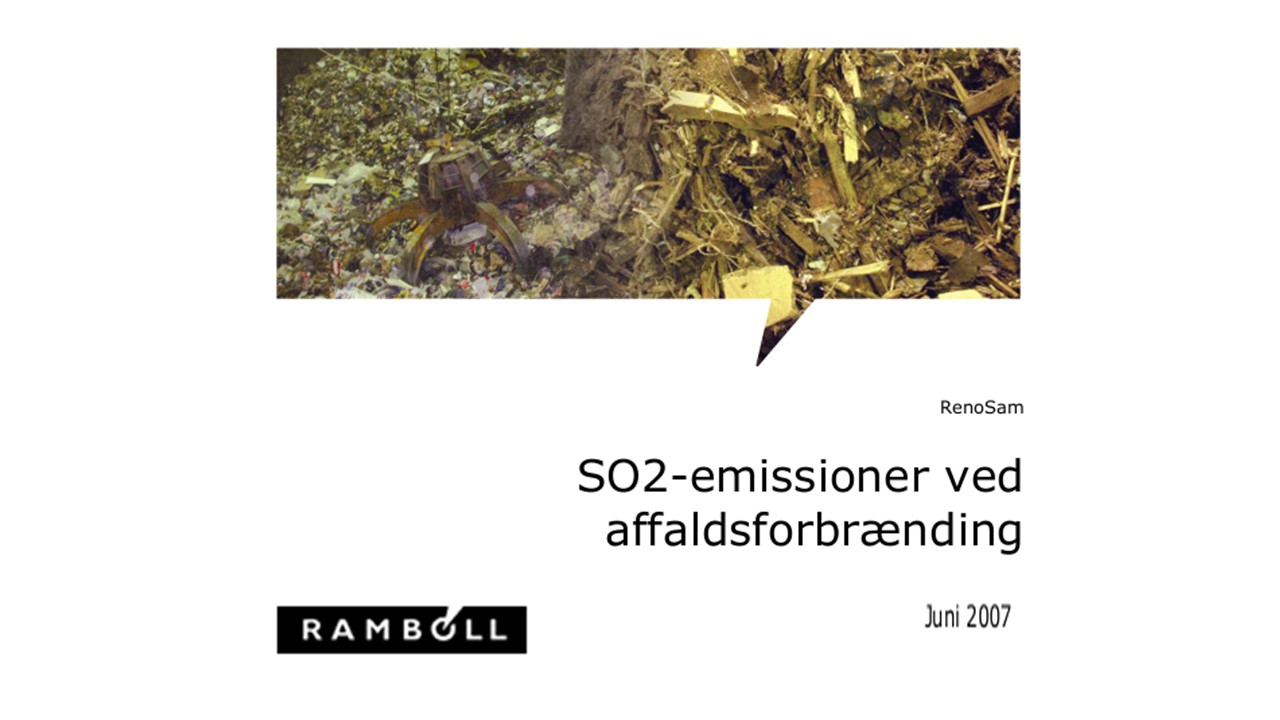 SO2-emissioner ved affaldsforbrænding